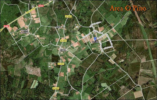 map arca o pino