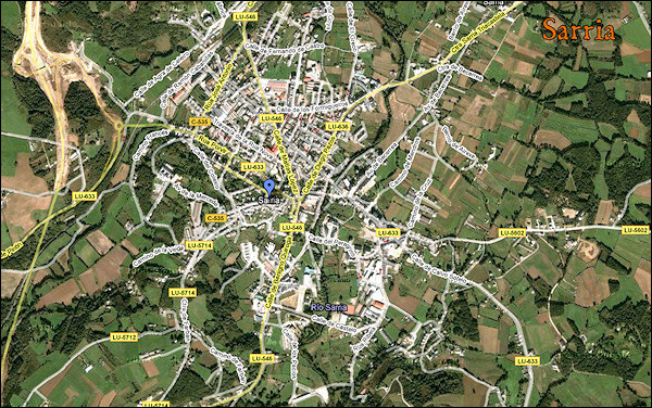 map sarria